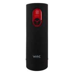   WYNE 07 - Nabíjateľný, vibračný masturbátor s odsávaním (čierny)