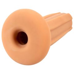   WYNE 07 - nabíjací, vibračný-sací masturbátor (čierna)