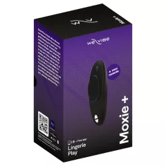   We-Vibe Moxie+ - nositeľný klitorálny vibrátor s aplikáciou a diaľkovým ovládaním (čierny)