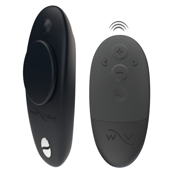 We-Vibe Moxie+ - Nabíjací, rádiom riadený, inteligentný vibrátor na klitoris (čierny)