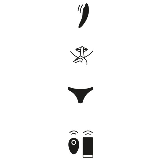 We-Vibe Moxie+ - smart vibračný stimulátor klitorisu - čierny