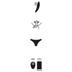   We-Vibe Moxie+ - nositeľný klitorisový vibrátor s aplikáciou a diaľkovým ovládaním (tyrkysový)