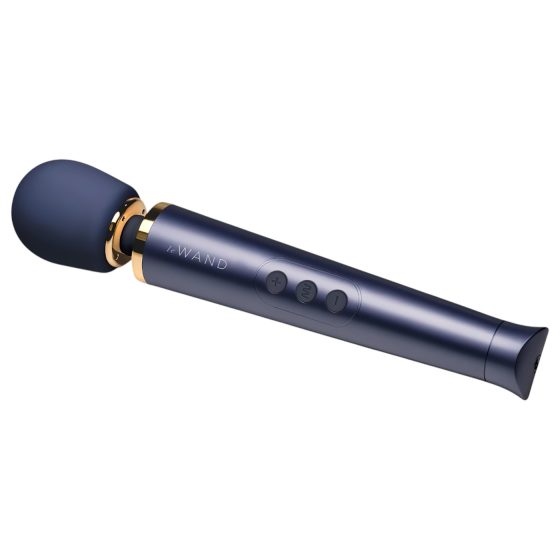 Le Wand Petite - exkluzívny nabíjateľný masážny vibrátor (modrý)