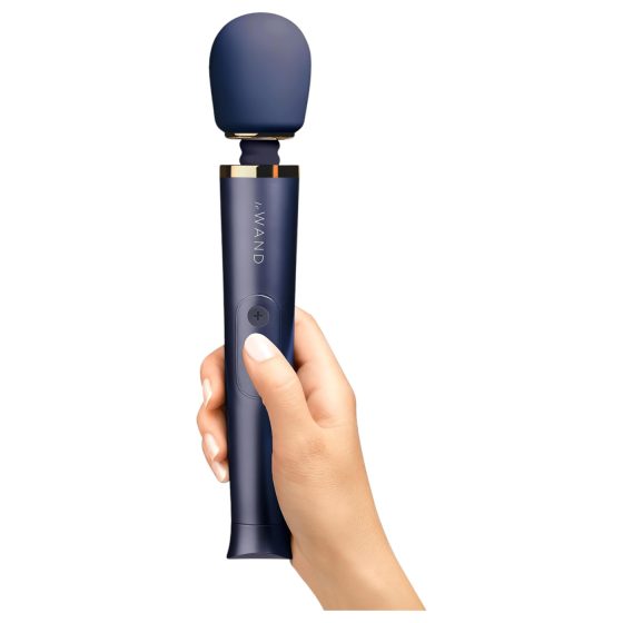 Le Wand Petite - exkluzívny nabíjateľný masážny vibrátor (modrý)