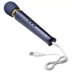  Le Wand Petite - exkluzívny akumulátorový masážny vibrátor (modrý)