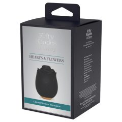   Fifty Shades of Grey - vibračný stimulátor klitorisu s vlnami vzduchu - čierny