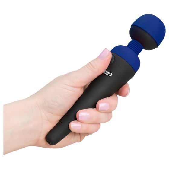 PalmPower nabíjací - vibrátor masér s akumulátorom (modrý)