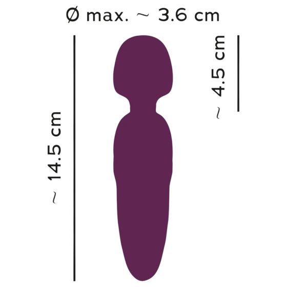 You2Toys Petite - akumulátorový masážny vibrátor (červený)