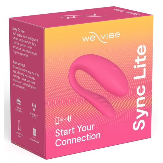 We-Vibe Sync Lite - inteligentný, bezdrôtový pár vibrátor (ružový)