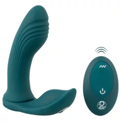   Couples Choice - vibrátor pre páry 3v1 - nastaviteľný - tyrkysový