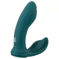   Couples Choice - vibrátor pre páry 3v1 - nastaviteľný - tyrkysový