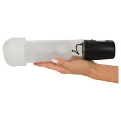   Mister Boner - akumulátorová, automatická pumpa na penis (čierno-priehľadná)