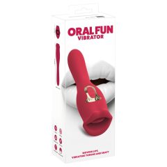 You2Toys - 2v1 vibračný jazýček (ružový)