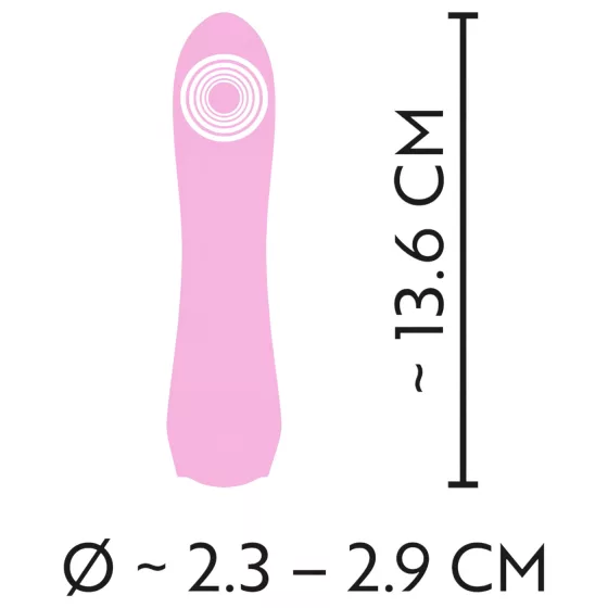 Cuties Mini 4 - akumulátorový vibrátor (ružový)