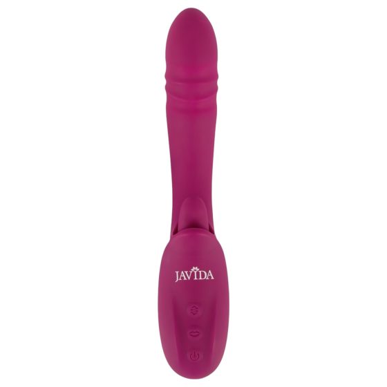 Javida Licking & Thrusting - jazykový a prirážací vibrátor (fialový)