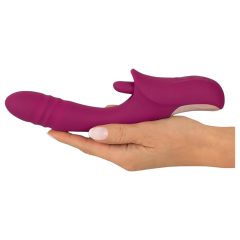   Javida Licking & Thrusting - jazykový a prirážací vibrátor (fialový)