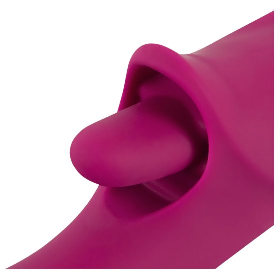 Javida Licking & Thrusting - jazykový a prirážací vibrátor (fialový)