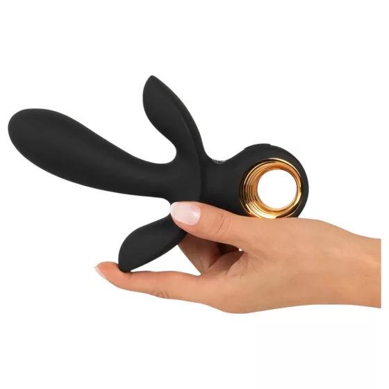 Eternal - trojitý nafukovací vibrátor - čierny