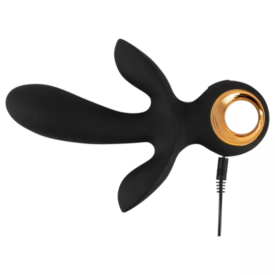 Eternal - trojitý nafukovací vibrátor - čierny