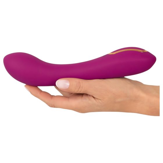 Javida - Dvojbodový vibračný stimulator s pumpovaním (fialový)