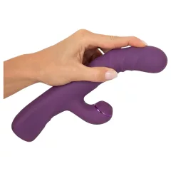 Javida - vibrátor s králikom 3v1 - fialový