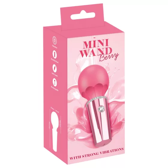 You2Toys Mini Wand - nabíjací ružový masážny vibrátor