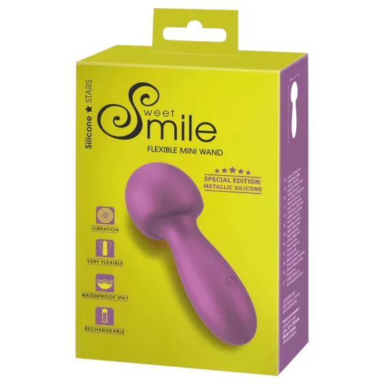 Sweet Smile - Ohnutá mini palička (ružová)