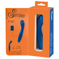 Smile - vibrátor na G-bod - flexibilný - modrý