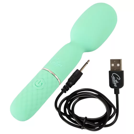 Cuties - mini masážny vibrátor - mentolová