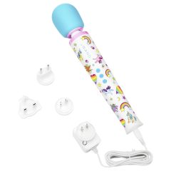 le Wand Unicorn - masážny vibrátor set (dúhový)