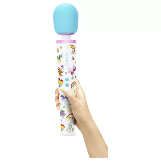 le Wand Unicorn - masážny vibrátor set - dúhová farba