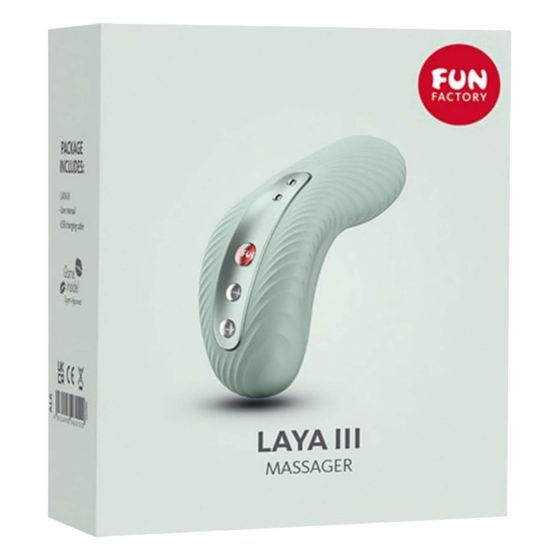 Fun Factory Laya III - vodeodolný klitorisový vibrátor (zelený)