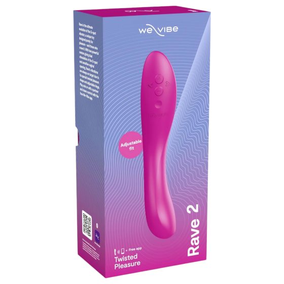 We-Vibe Rave 2 - vibrátor na G-bod - smart, nabíjateľný - ružový