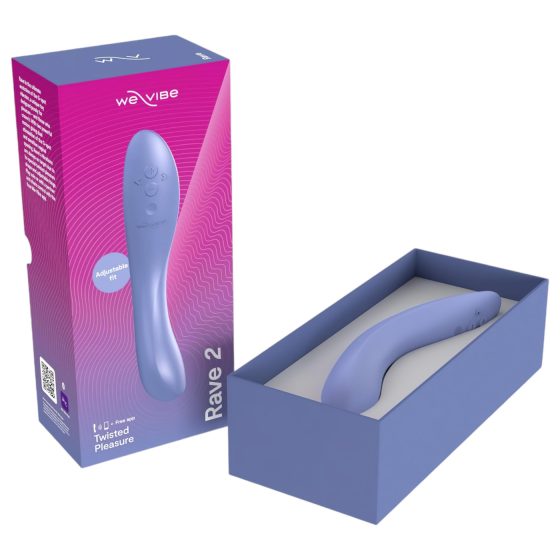 We-Vibe Rave 2 - inteligentný, nabíjateľný G-bod vibrátor (modrý)
