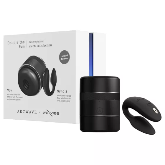 Sada Arcwave Voy a We-Vibe Sync 2 - Double the Fun (čierna)