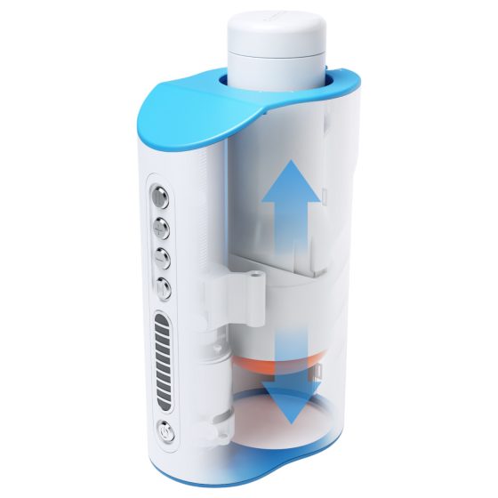 Autoblow A.I. Ultra - masturbátor ústa na elektrinu - biely