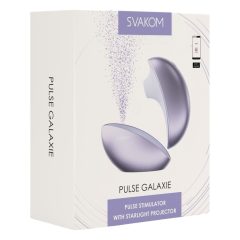   Svakom Pulse Galaxie - vzduchový stimulátor klitorisu s projektorom (fialový)