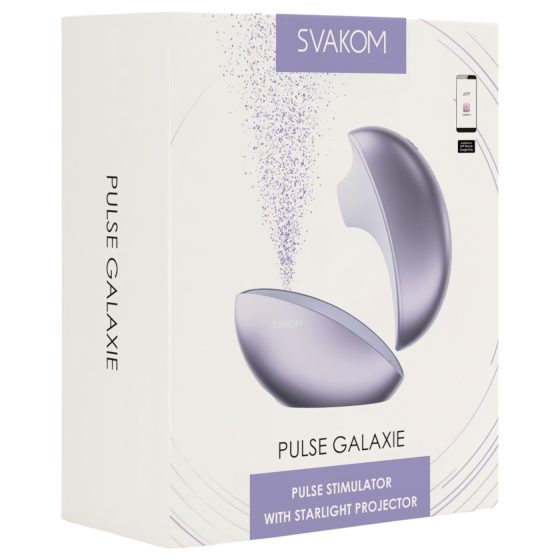 / Svakom Pulse Galaxie - vibračný stimulátor klitorisu (fialový)