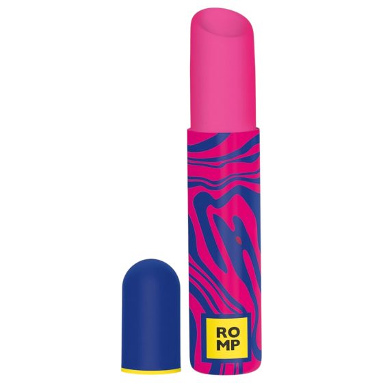 ROMP Lipstick - akumulátorový stimulátor klitorisu s vlnami (ružový)