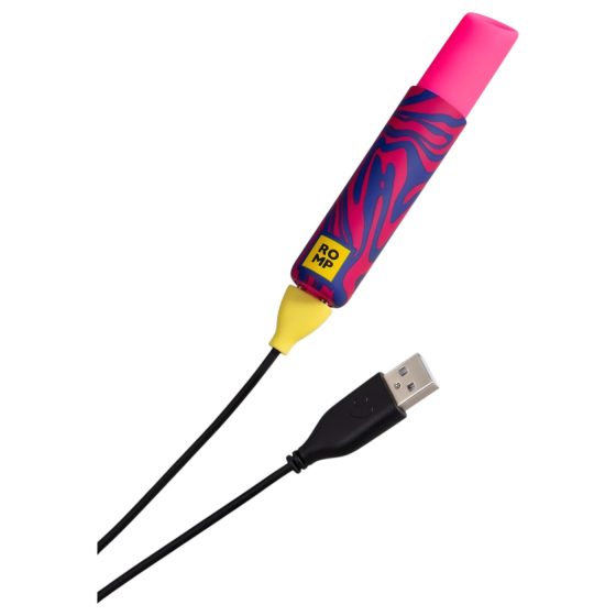 ROMP Lipstick - akumulátorový stimulátor klitorisu s vlnami (ružový)