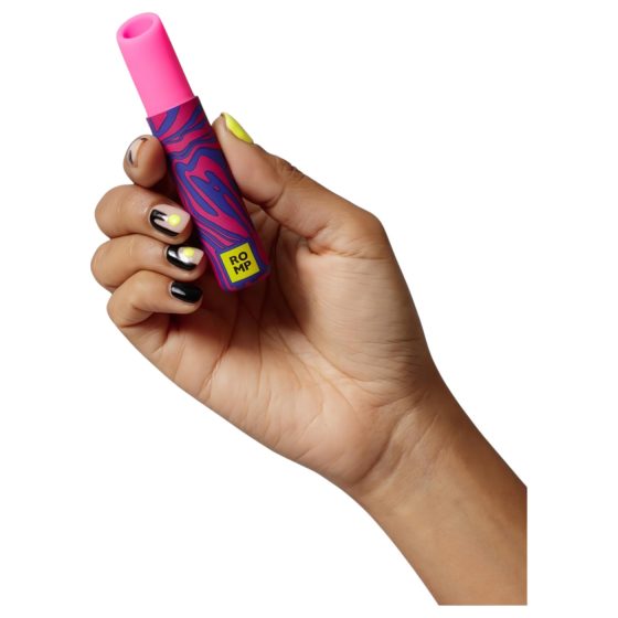 ROMP Lipstick - akumulátorový stimulátor klitorisu s vlnami (ružový)