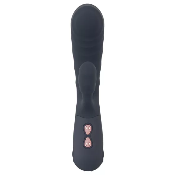 You2Toys - Oh! Rabbit vibrátor s ramenom na klitoris (čierny)