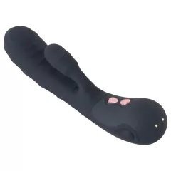   You2Toys - Oh! Rabbit vibrátor s ramenom na klitoris (čierny)