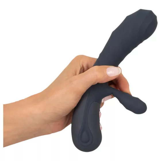 You2Toys - Oh! Rabbit vibrátor s ramenom na klitoris (čierny)