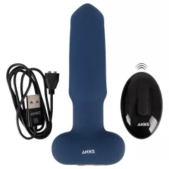 ANOS - análny vibrátor s jazykom - modrý