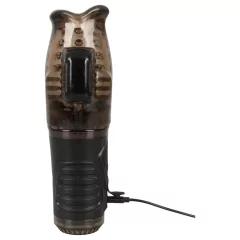 Stroker - vibračný masturbátor s podtlakom - sivý