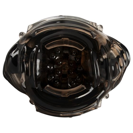 Stroker - vibračný masturbátor s podtlakom - sivý