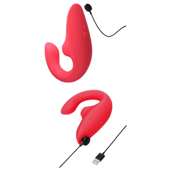 Womanizer Blend - G-bod vibrátor a klitoris stimulátor (korálový)