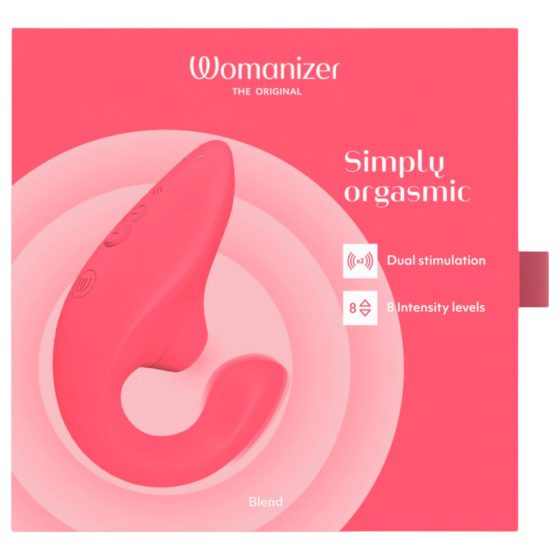 Womanizer Blend - G-bod vibrátor a klitoris stimulátor (korálový)