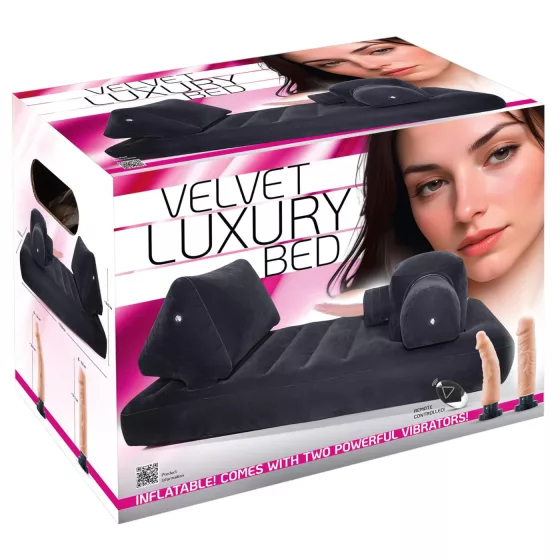 You2Toys Velvet Luxury - sexstroj s vstavanou posteľou (čierny)